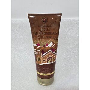 Bath & Body Works Jolly Gingerbread Village Ultimate Hydration Body Cream 8 Oz